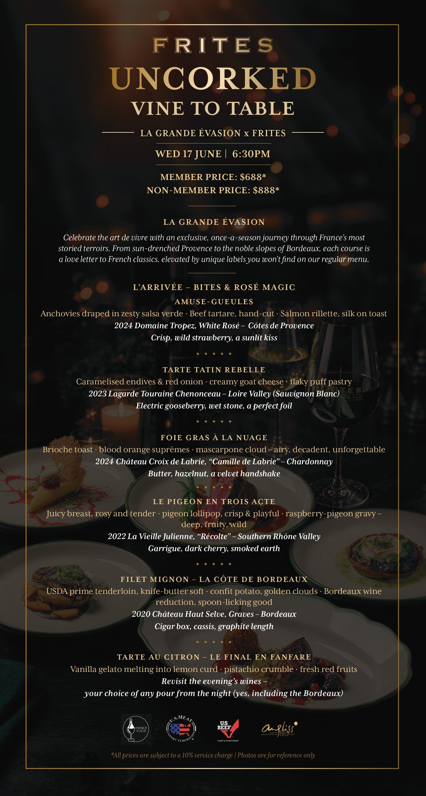 Uncorked: Vine to Table Vol. 3 - La Grande Évasion x FRITES