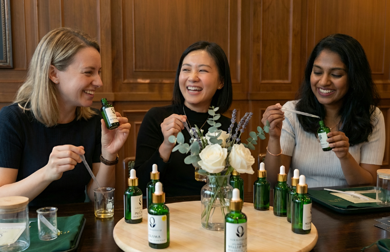 Bloom & Blend:  A Perfume Workshop for International Women's Day